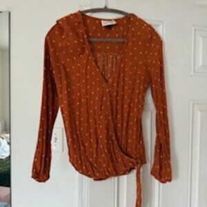 Universal Thread faux wrap blouse